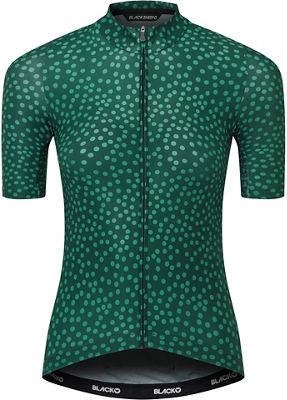 Black Sheep Cycling Women's Essentials TEAM Jersey Green Dot SS22 - Green Dots, Green Dots